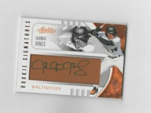 Autógrafo Jahmai Jones de Absolute Rookie Signatures 2021 #48/99 Orioles - Imagen 1 de 3