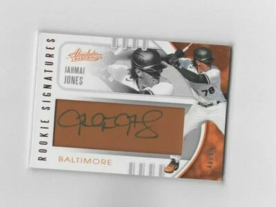 2021 Absolute Rookie Signatures Jahmai Jones Autograph  #48/99 ORIOLES - Image 1 of 3
