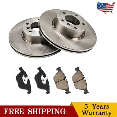 For BMW 328I 328I XDrive 3.0L 2010-2013 312mm Front Brake Rotors & Ceramic Pads  Foto 1 de 4