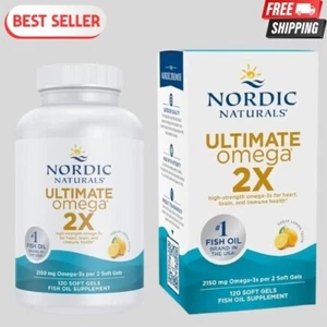 Nordic Naturals Ultimate Omega 2X - 2150mg Omega-3 Fish Oil, 120 Soft Gels - Picture 1 of 5