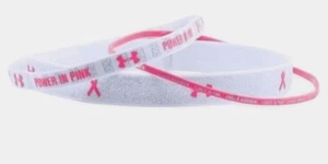 Under Armour Women's Power Pink Headbands 3 Pack Non Slip One Size UA Lurex New - Picture 1 of 8