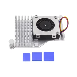 Raspberry Pi 5 Active Cooler Aluminum Heatsink PWM Speed Adjustable Fan Black Si - Picture 1 of 11