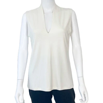 Regata Kenneth Cole marfim sem mangas tamanho XL - Imagem 1 de 4