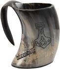 Medieval Viking Drinking Horn Mug Authentic Tankard Beer Stein Food Safe Drinkwa