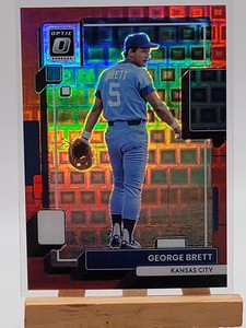 2022 Panini Donruss Optic GEORGE BRETT #114 RED PANDORA #d /99 Royals