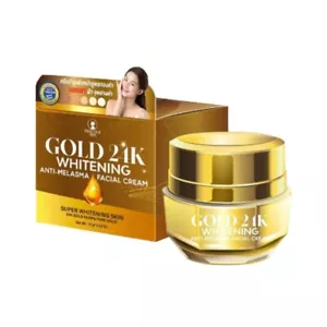 Gold 24K Whitening Facial Cream Precious Skin Care Anti Melasma Acne Freckle - Picture 1 of 6