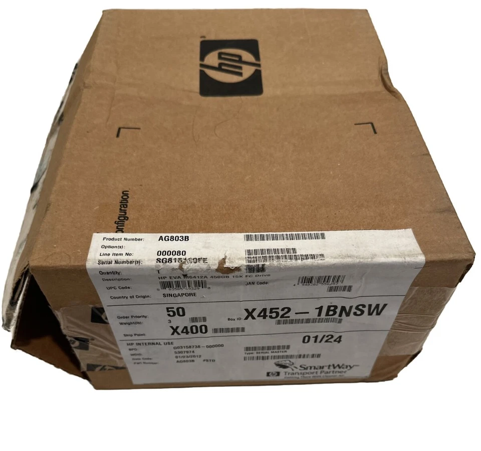 AG803B HP EVA M6412A 450GB 15K FIBRE CHANNEL DRIVE - Image 1 of 3