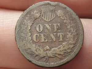 1872 Indian Head Cent Penny- Shallow N, Good/VG Details - Picture 1 of 3