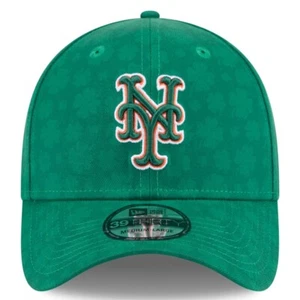 New York Mets New Era Kelly Green St. Patrick's Day 39THIRTY Flex Hat M/L - NWT - Picture 1 of 4