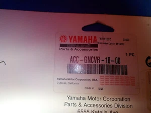 Funda Generador Yamaha EF10 NUEVO FABRICANTE DE EQUIPOS ORIGINALES ACC-GNCVR-10-00 - Imagen 1 de 2
