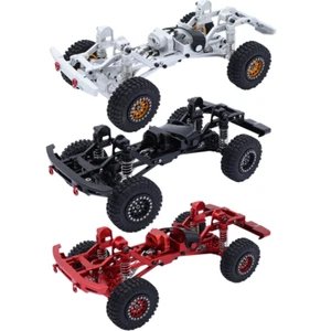Metal Frame Chassis Kit w/ Gearbox for 1/18 RC Crawler Car TRX4M Bronco Defender - Picture 1 of 18