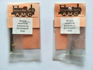 AMC 2 x PL - 1210 Extension Rod For PECO Adaptor Base PL - 12 - NOS - Bild 1 von 2