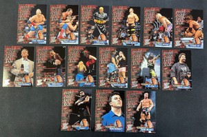 2001 FLEER WWF WRESTLEMANIA STONE COLD SAID SO! 15 CARD COMPLETE SET
