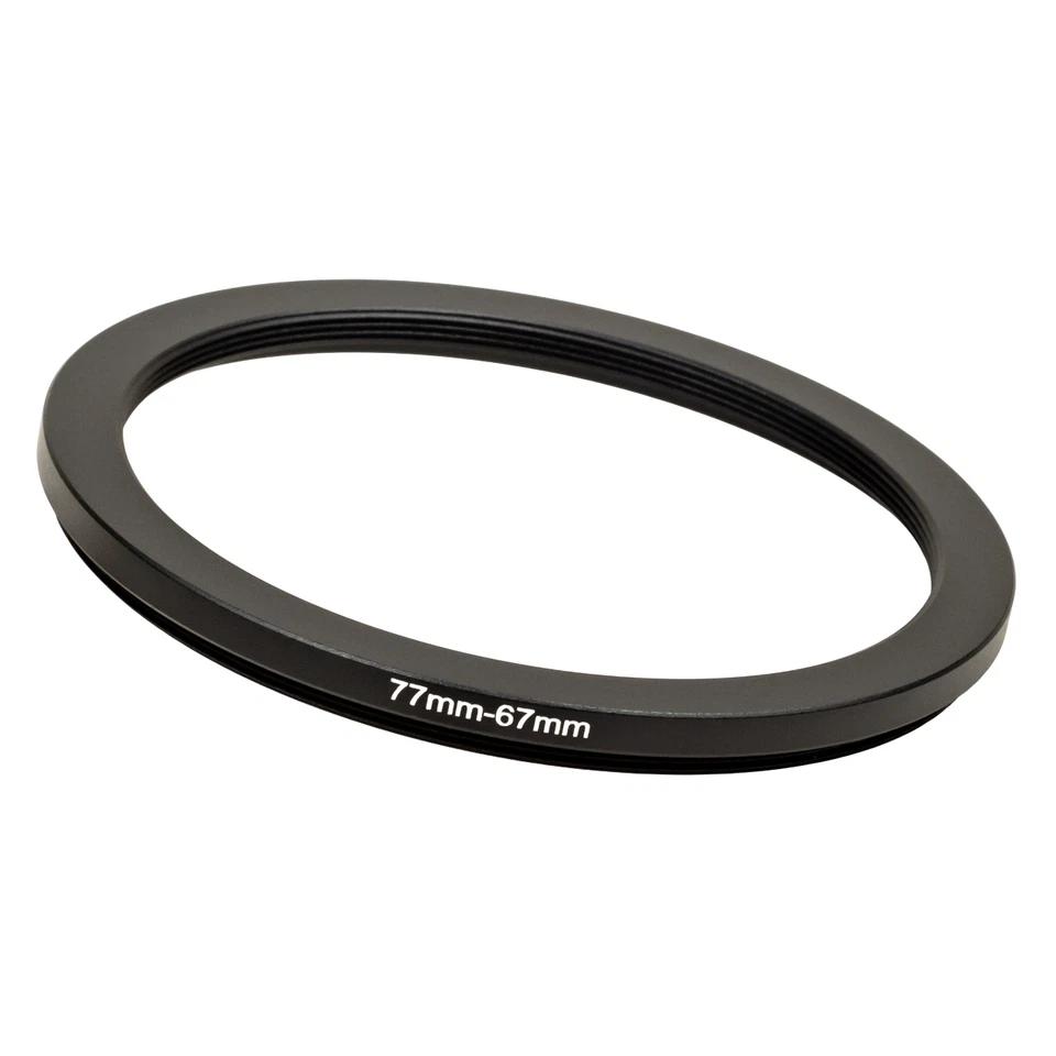 77mm to 67mm 77-67 Stepping Step Down Filter Ring Adapter 77mm-67mm - Image 1 of 2