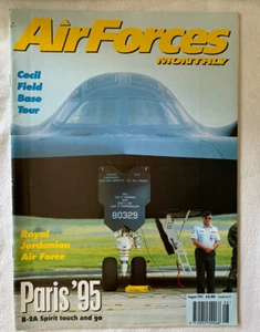 Airforces Monthly Magazine August 1995 UK Cecil Field Base Tour Air Forces - Imagen 1 de 2