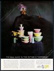 1961 Tupperware containers magic magician photo vintage print ad