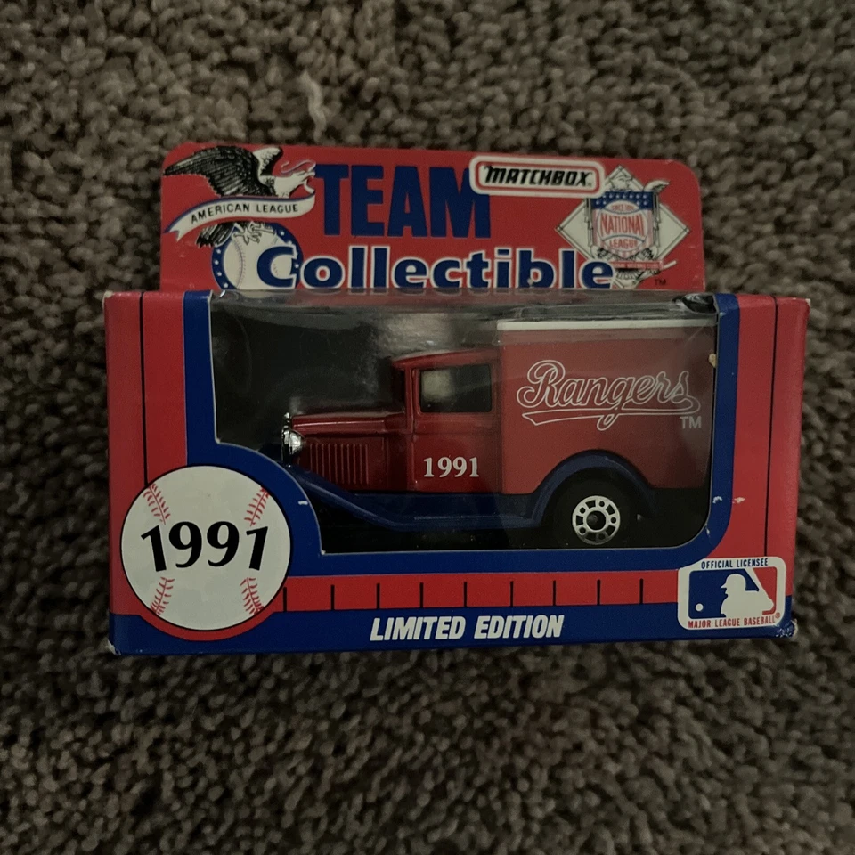 1991 Matchbox MLB Team Collectible Diecast Limited Edition TEXAS RANGERS - Image 1 of 1