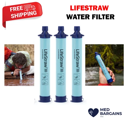 LifeStraw Filtro Acqua Personale per Escursioni Campeggio Viaggio Emergenza Vestergaard - Immagine 1 di 4