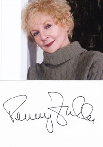 PENNY FULLER - Applause - The Elephant Man - HAND SIGNED CARD + PHOTOGRAPH. - Picture 1 of 2