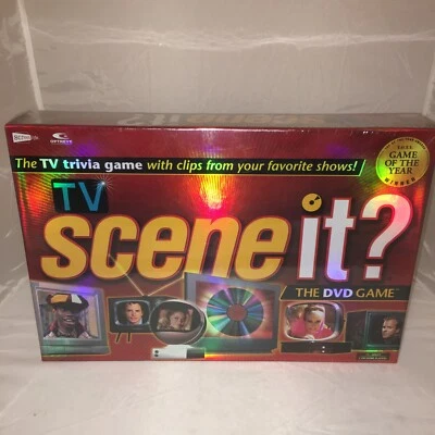 Scene It? NEW Sealed TV Television Shows Version DVD Trivia Family Board Game - Image 1 of 4