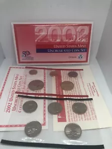 2002 DENVER UNITED STATES MINT UNCIRCULATED COIN SET - Picture 1 of 5