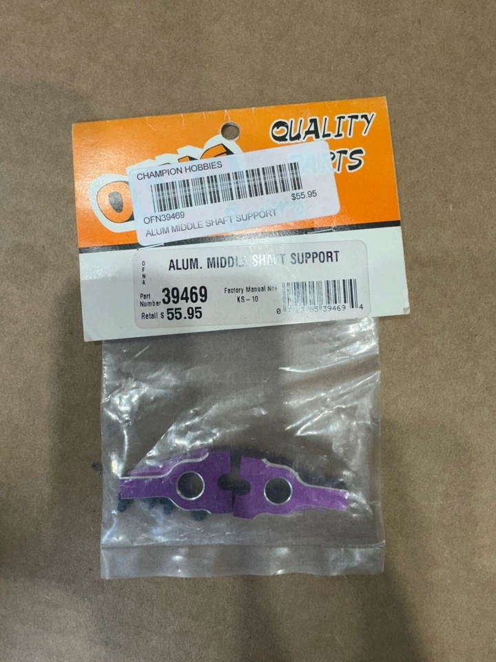 OFNA 39469 Aluminum Middle Shaft Support Purple - Image 1 of 1