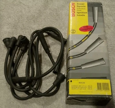 Bosch Ignition Leads (B4124i) for Ford Laser KC KE 1.3 1.6, Meteor GC, Mazda 323 - Image 1 of 4
