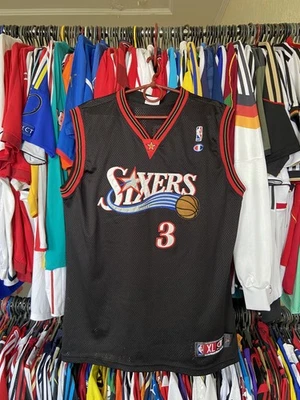 CAMISETA DE BALONCESTO DE LA NBA DE LOS FILADELFIA 76ERS CAMPEONA talla XL HOMBRES #3 IVERSON Foto 1 de 4