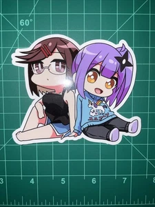 A Ninja And Assassin Under One Roof Anime Uv Waterproof Sticker 4”x3.50” - Picture 1 of 3