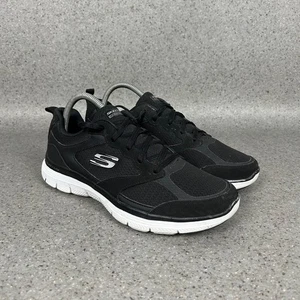Skechers Trainers Womens Size 6 UK Black Flex Lite Air Cooled Memory - Picture 1 of 10