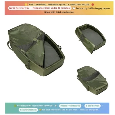 Luxury Carp Fishing Cradle with Waterproof Soft Landing Mat for Fish Care - Image 1 of 4