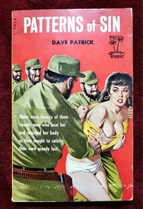 Vintage 1966 'Patterns of Sin' Tropic Paperback Sleaze First Edition GGA - Picture 1 of 7
