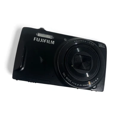 Fujifilm Digital Camera FinePix T500 16.0MP Black Good Condition Slight Damage - Image 1 of 4