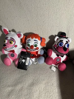 Five Nights At Freddys Plush Sister Location Funtime Freddy Foxy Circus Baby NWT - Image 1 of 4