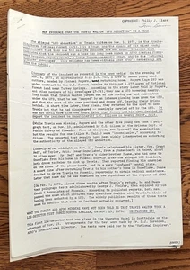 Philip J Klass / New Evidence That the Travis Walton UFO Abduction Is a Hoax 1st - Picture 1 of 1