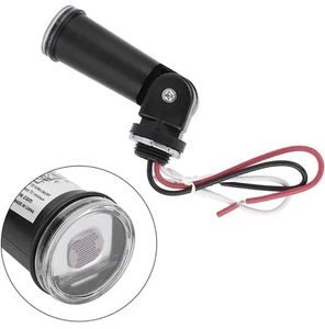 NUOVO interruttore sensore luce fotocellula fotoelettrica esterno crepuscolo alba supporto girevole - Foto 1 di 6
