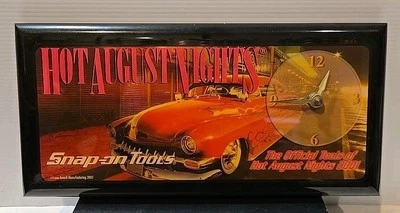 HERRAMIENTAS A PRESIÓN 2001 Hot August Nights Clock - reloj no funciona Foto 1 de 4