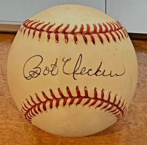 Béisbol autografiado firmado por Bob Uecker Salón de la fama 2003 MR BÉISBOL - Imagen 1 de 1