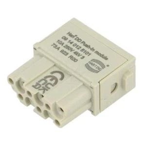 09140125101 Steckverbinder: HDC Modul weiblich Han-Modular® PIN: 12 10A HARTING - Picture 1 of 1