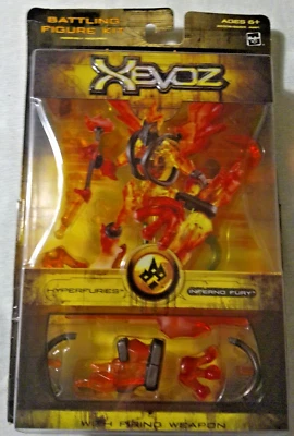 XEVOZ Battling Figure Hyperfuries Inferno Fury (Hasbro Stikfas 2003) NEW SEALED - Image 1 of 4