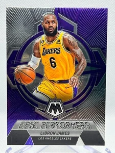 LEBRON JAMES 2022-23 Panini Mosaic #6 Epic Performers Insert - Imagen 1 de 2