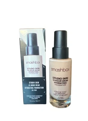Smashbox Studio Skin 15 Hour Hydrating Foundation #0.3 - Size 1 Oz. / 30mL, NIB - Image 1 of 4