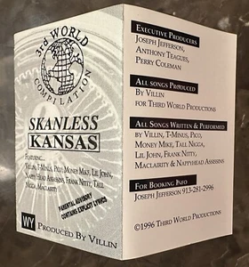 SKANLESS KANSAS 3RD WORLD COMPILATION FRANK NITTY KC KANSAS CITY RAP G-FUNK RARE - Picture 1 of 7