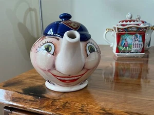 VINTAGE SADLER BURSLEY FOLK BERYL BRACEWELL TEAPOT VGC - Picture 1 of 6