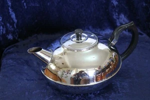 BRITDIS chrome on copper NZ 8 cup tea pot vgc - Picture 1 of 5