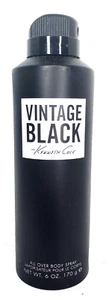 Kenneth Cole VINTAGE BLACK ALL OVER BODY SPRAY 6 oz Mens - Picture 1 of 1