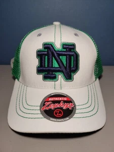 Authentic Zephyr NCAA Notre Dame Fighting Irish Baseball Curved Bill Snapback - Picture 1 of 10