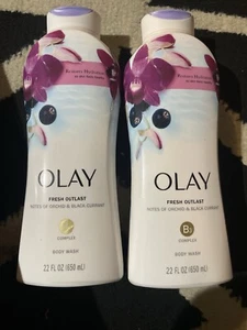 Olay Fresh Outlast Body Wash, Orchid & Black Currant, set of 2- B3 Complex! - Picture 1 of 1