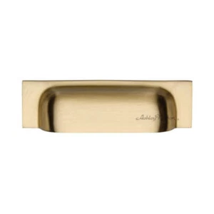 Ashley Norton MT2766-152-MSB Solid Brass 6" Cup Cabinet Pull, Satin Brass - Picture 1 of 1