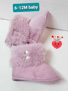 Baby Mädchen Kunstsudae mit Kunstfell Stiefel, 9-12m - Bild 1 von 7